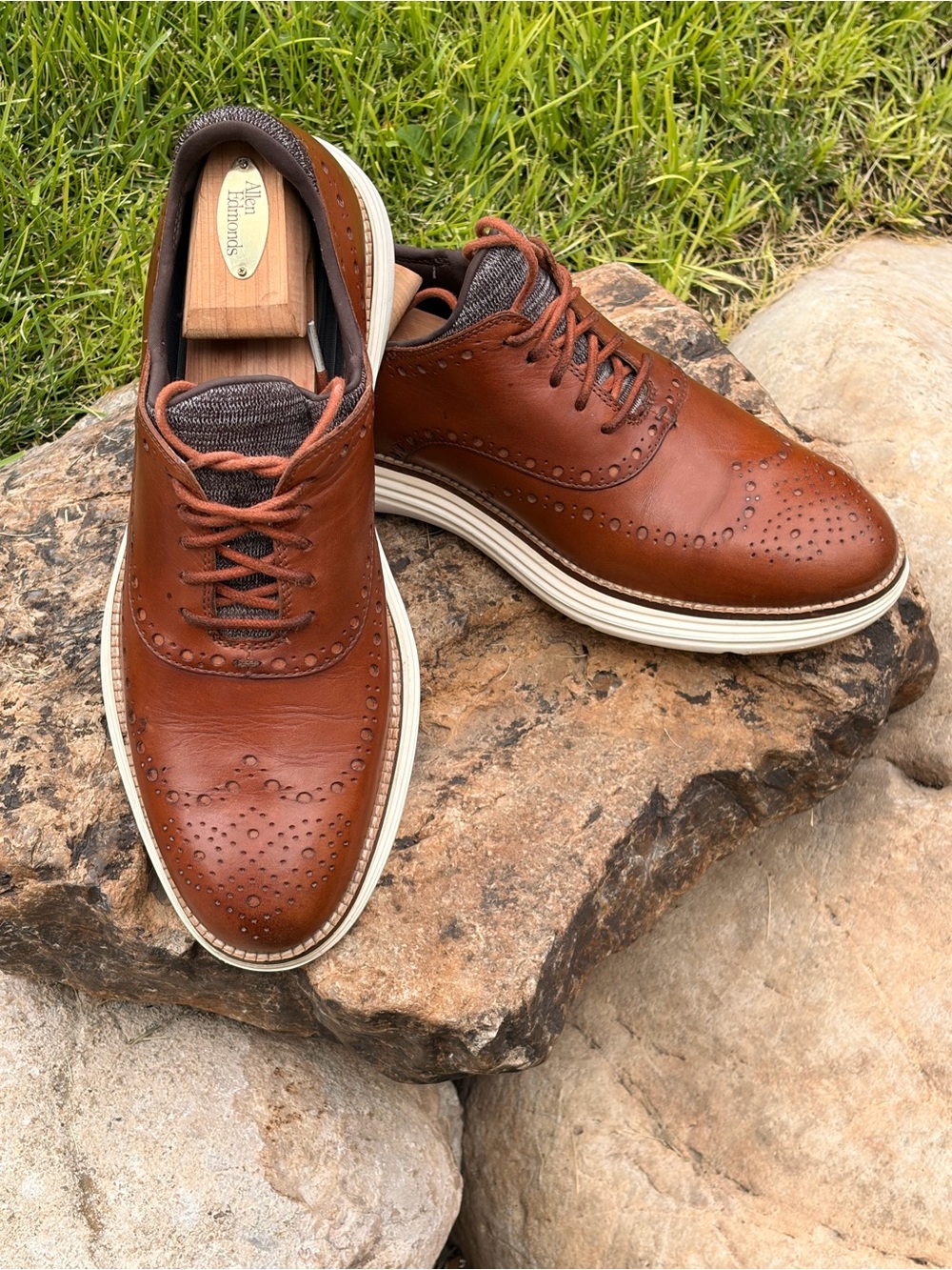 Cole Haan Men’s Brown Wingtip Oxfords
